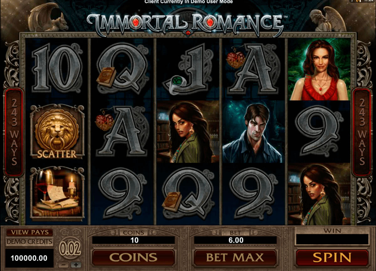 microgaming spelautomat immortal romance