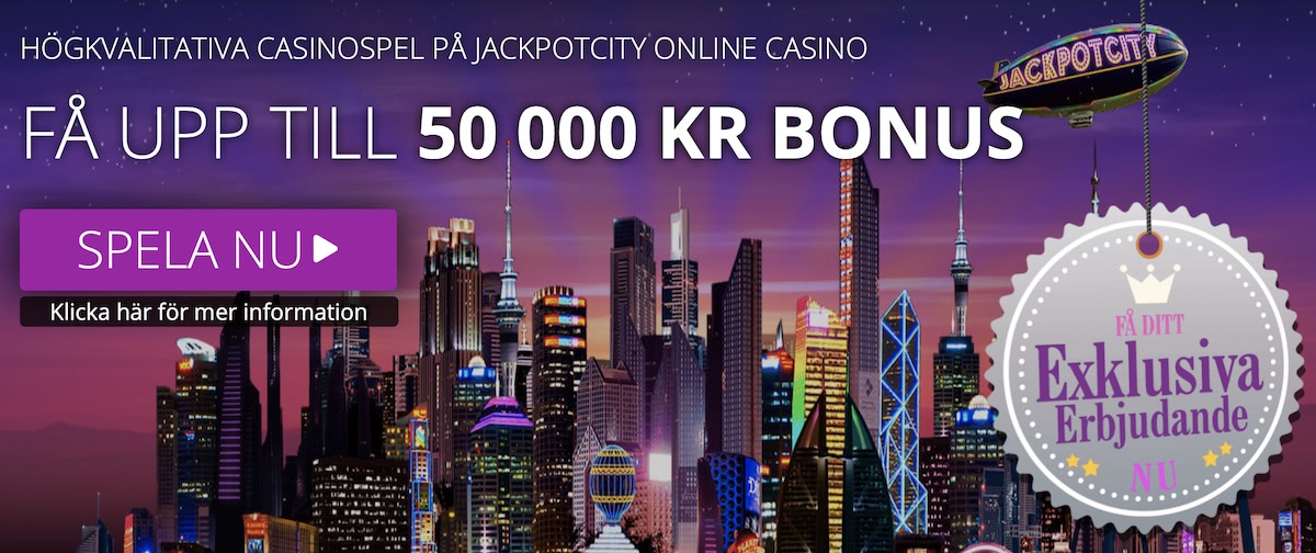 jackpot city sverige bonus