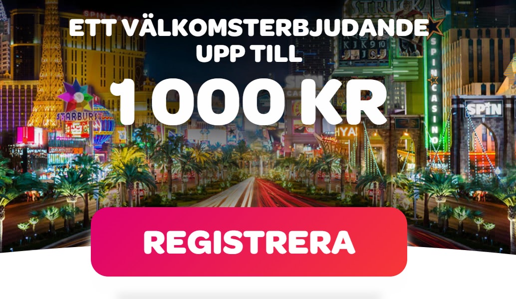 välkomsterbjudande sverige